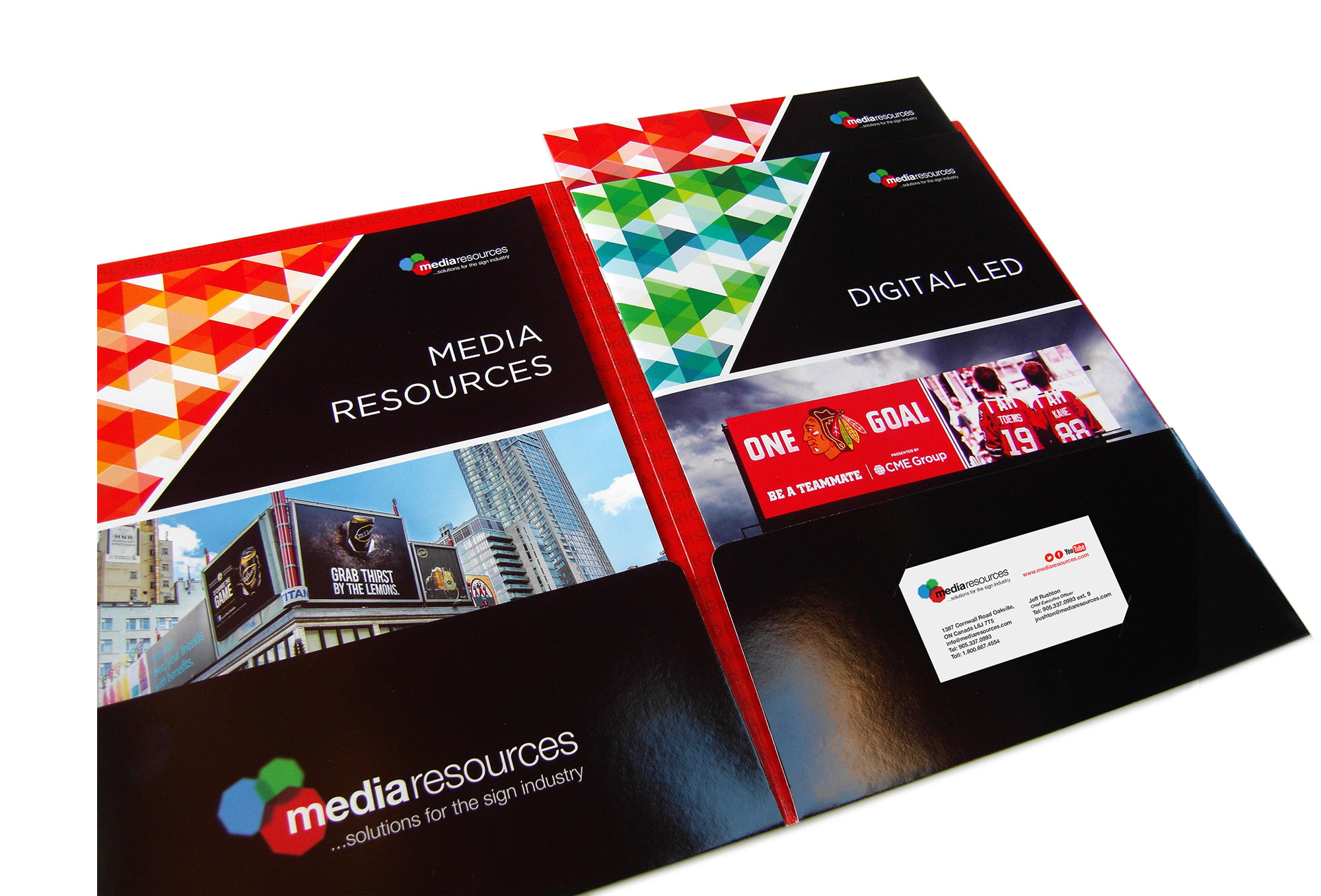 Media Resources brochures and media kit