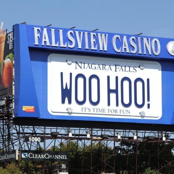 Fallsview Casino License Plate 3D Billboard
